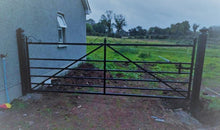 Load image into Gallery viewer, Traditional Gates Painted Galvanised Hoops from Leam Agri Ltd, Tempo, County Fermanagh, Northern Ireland. Serving Fermanagh, Tyrone, Antrim, Down, Londonderry, Armagh, Cavan, Leitrim, Sligo, Monaghan, Donegal, Dublin Carlow, Clare, Cork, Galway, Kerry, Kildare, Kilkenny, Laois, Limerick, Longford, Louth, Mayo, Meath, Monaghan, Offaly, Roscommon, Tipperary, Waterford, Westmeath, Wexford and Wicklow and throughout the United Kingdom