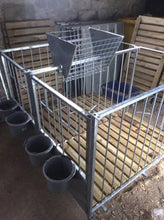 Load image into Gallery viewer, Calf Pens - Railed Side and Timber Floor