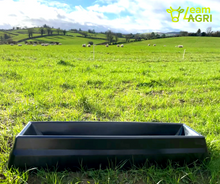 Load image into Gallery viewer, Plastic Sheep Trough from Leam Agri Ltd, Tempo, County Fermanagh, Northern Ireland. Serving Fermanagh, Tyrone, Antrim, Down, Londonderry, Armagh, Cavan, Leitrim, Sligo, Monaghan, Donegal, Dublin Carlow, Clare, Cork, Galway, Kerry, Kildare, Kilkenny, Laois, Limerick, Longford, Louth, Mayo, Meath, Monaghan, Offaly, Roscommon, Tipperary, Waterford, Westmeath, Wexford and Wicklow and throughout the United Kingdom

