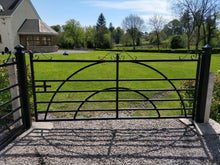 Load image into Gallery viewer, Traditional Gates Painted Galvanised Hoops from Leam Agri Ltd, Tempo, County Fermanagh, Northern Ireland. Serving Fermanagh, Tyrone, Antrim, Down, Londonderry, Armagh, Cavan, Leitrim, Sligo, Monaghan, Donegal, Dublin Carlow, Clare, Cork, Galway, Kerry, Kildare, Kilkenny, Laois, Limerick, Longford, Louth, Mayo, Meath, Monaghan, Offaly, Roscommon, Tipperary, Waterford, Westmeath, Wexford and Wicklow and throughout the United Kingdom