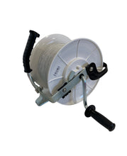 Load image into Gallery viewer, 3 in 1 Geared Wheel Electric Fencing Wire Cord from Leam Agri Ltd, Tempo, County Fermanagh, Northern Ireland. Serving Fermanagh, Tyrone, Antrim, Down, Londonderry, Armagh, Cavan, Leitrim, Sligo, Monaghan, Donegal, Dublin Carlow, Clare, Cork, Galway, Kerry, Kildare, Kilkenny, Laois, Limerick, Longford, Louth, Mayo, Meath, Monaghan, Offaly, Roscommon, Tipperary, Waterford, Westmeath, Wexford and Wicklow and throughout the United Kingdom

