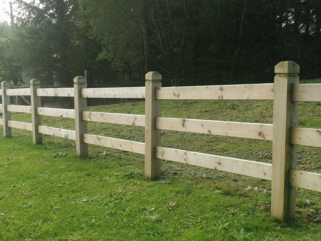 Domestic Fencing Post - Moulded Top (2.4m)