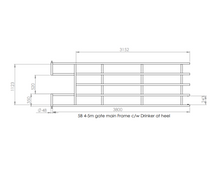 Load image into Gallery viewer, ODE 5 Bar Cattle Division Gate/Panel
