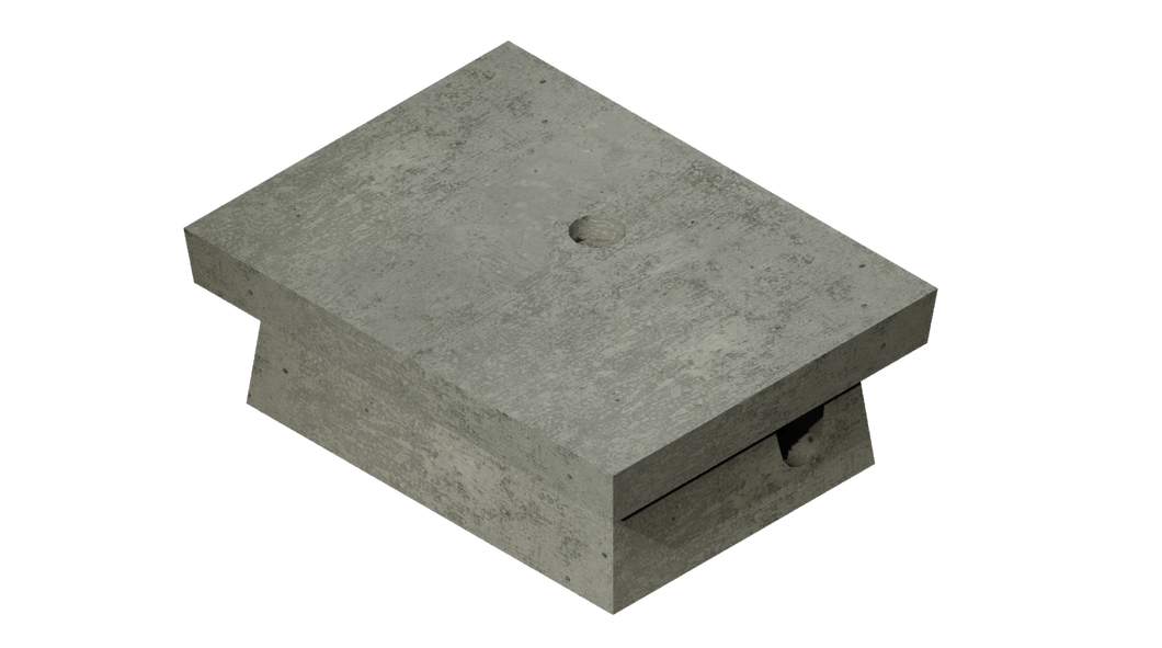 Concrete Rat Bait Box