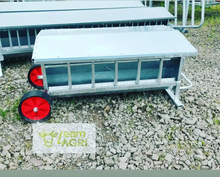 Load image into Gallery viewer, Heavy Duty Sheep Creep Feeder on Wheels
