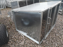 Load image into Gallery viewer, 4 x 4&#39; Sheep Creep Feeder Painted / Galvanised from Leam Agri Ltd, Tempo, County Fermanagh, Northern Ireland. Serving Fermanagh, Tyrone, Antrim, Down, Londonderry, Armagh, Cavan, Leitrim, Sligo, Monaghan, Donegal, Dublin Carlow, Clare, Cork, Galway, Kerry, Kildare, Kilkenny, Laois, Limerick, Longford, Louth, Mayo, Meath, Monaghan, Offaly, Roscommon, Tipperary, Waterford, Westmeath, Wexford and Wicklow and throughout the United Kingdom
