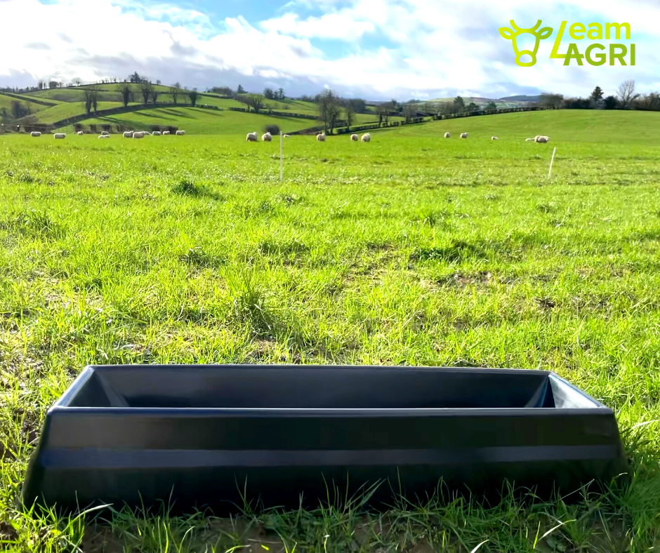 Plastic Sheep Trough from Leam Agri Ltd, Tempo, County Fermanagh, Northern Ireland. Serving Fermanagh, Tyrone, Antrim, Down, Londonderry, Armagh, Cavan, Leitrim, Sligo, Monaghan, Donegal, Dublin Carlow, Clare, Cork, Galway, Kerry, Kildare, Kilkenny, Laois, Limerick, Longford, Louth, Mayo, Meath, Monaghan, Offaly, Roscommon, Tipperary, Waterford, Westmeath, Wexford and Wicklow and throughout the United Kingdom