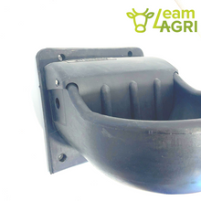 Load image into Gallery viewer, Black Plastic Bowl Drinker from Leam Agri Ltd, Tempo, County Fermanagh, Northern Ireland. Serving Fermanagh, Tyrone, Antrim, Down, Londonderry, Armagh, Cavan, Leitrim, Sligo, Monaghan, Donegal, Dublin Carlow, Clare, Cork, Galway, Kerry, Kildare, Kilkenny, Laois, Limerick, Longford, Louth, Mayo, Meath, Monaghan, Offaly, Roscommon, Tipperary, Waterford, Westmeath, Wexford and Wicklow and throughout the United Kingdom
