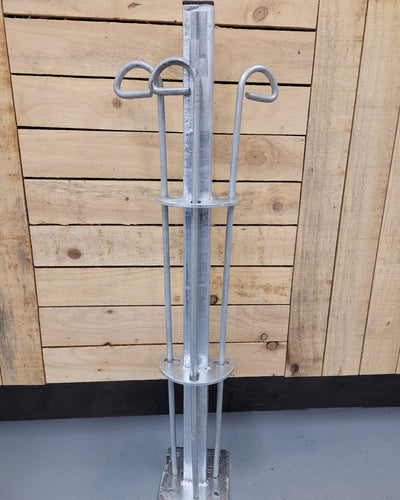 Bolt Down Post with 3 lugs from Leam Agri Ltd, Tempo, County Fermanagh, Northern Ireland. Serving Fermanagh, Tyrone, Antrim, Down, Londonderry, Armagh, Cavan, Leitrim, Sligo, Monaghan, Donegal, Dublin Carlow, Clare, Cork, Galway, Kerry, Kildare, Kilkenny, Laois, Limerick, Longford, Louth, Mayo, Meath, Monaghan, Offaly, Roscommon, Tipperary, Waterford, Westmeath, Wexford and Wicklow and throughout the United Kingdom